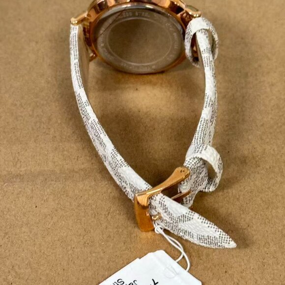 Michael Kors MK7128 Jayne Three-Hand Vanilla Watch - Picture 4 of 5